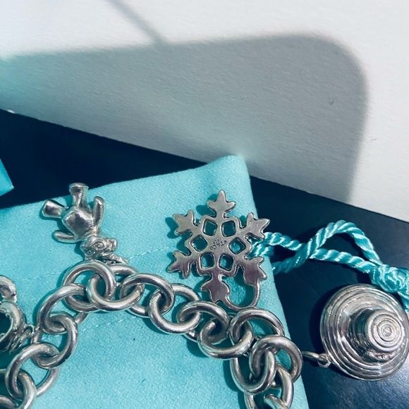 NOT FOR SALE Authentic TIFFANY & CO Multi Charm Bracelet - Picture 4 of 15